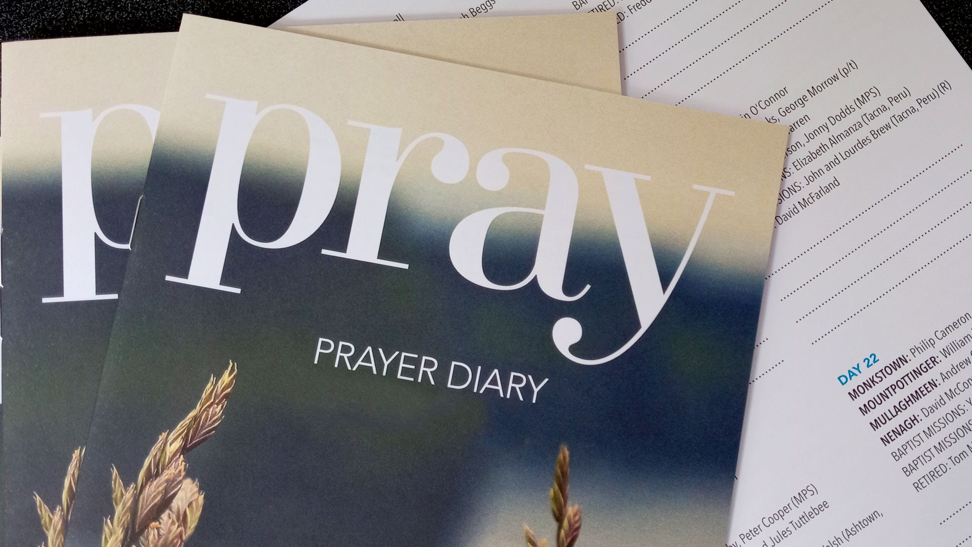 ABCI Prayer Diary Banner Image